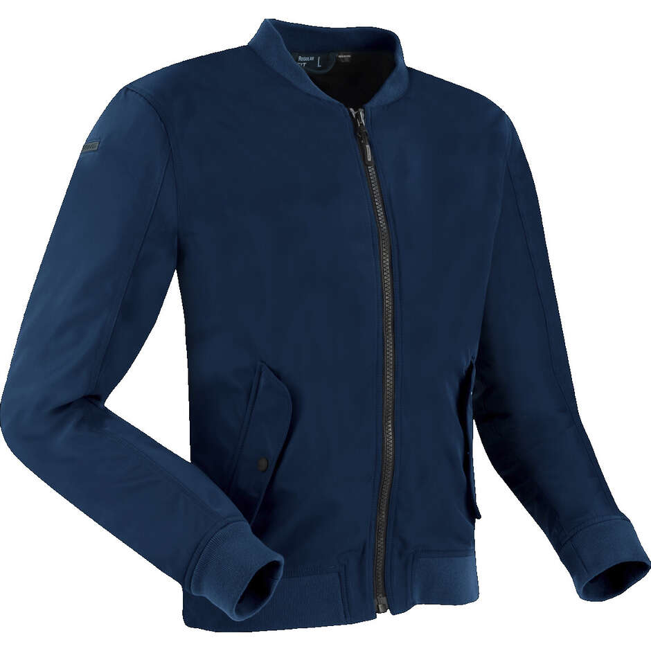 Bering SQUADRA Navy Blue Motorcycle Jacket