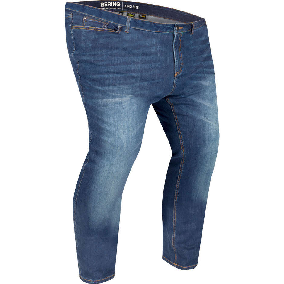 Bering TRUST King Size Blue Washed Motorradhose