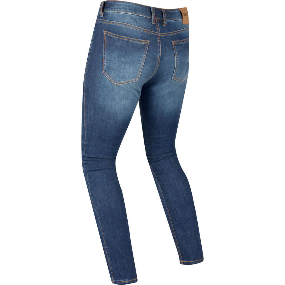 Bering TRUST Slim Blue Washed Motorcycle Pants