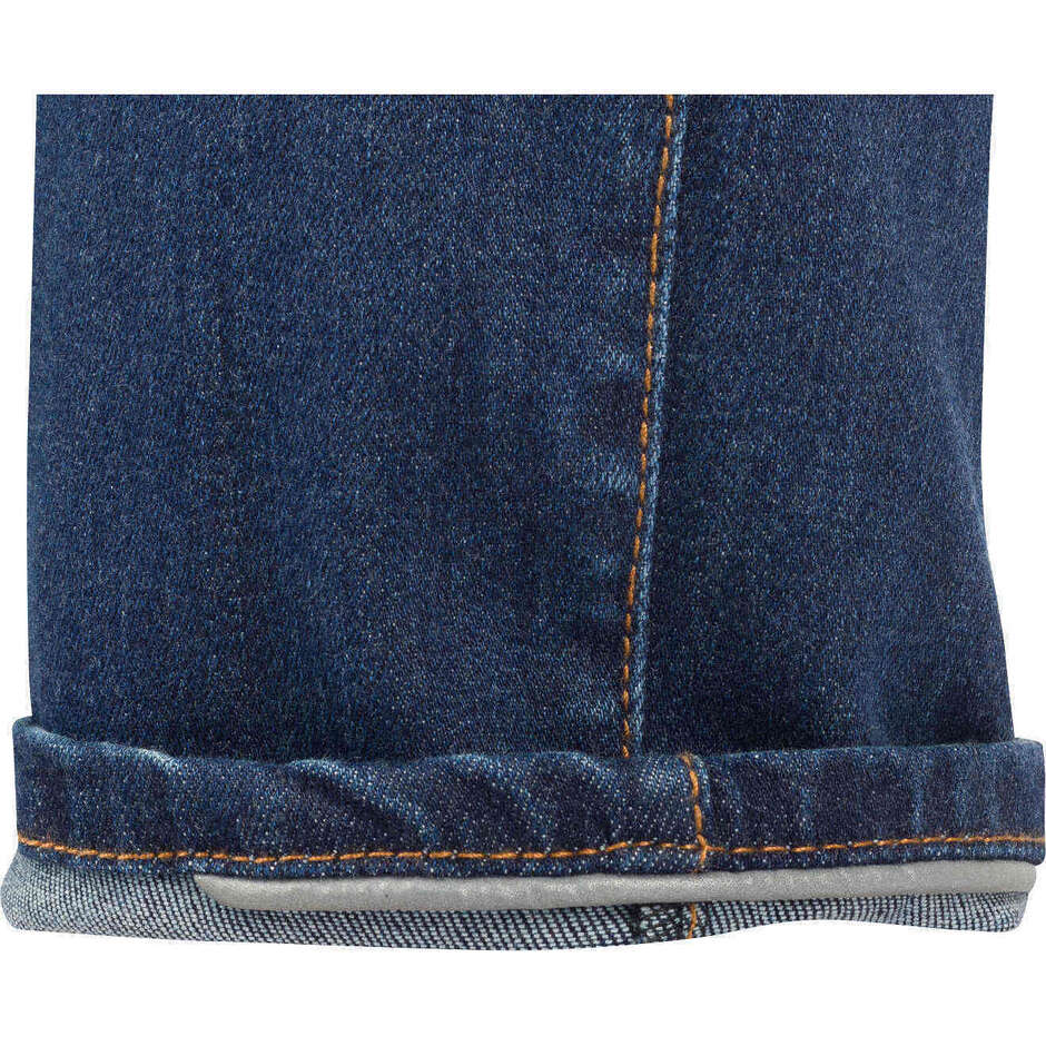 Bering TRUST Tapered Blue Washed Motorcycle Pants