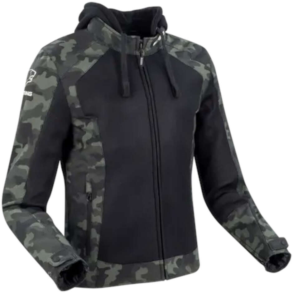 Bering ZENITH Motorradjacke Schwarz Camo