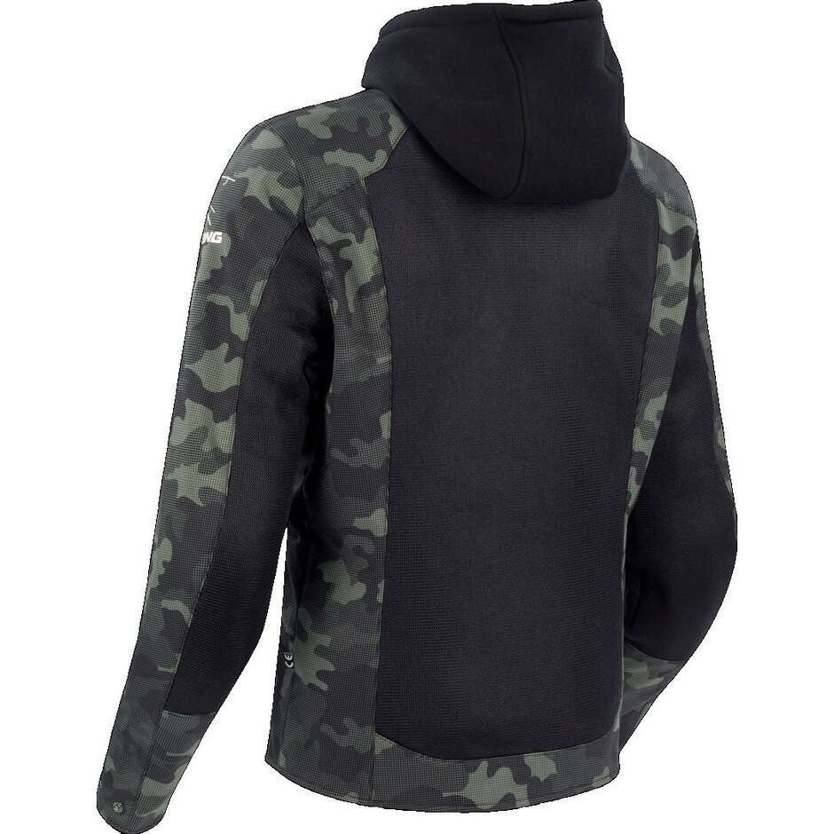 Bering ZENITH Motorradjacke Schwarz Camo