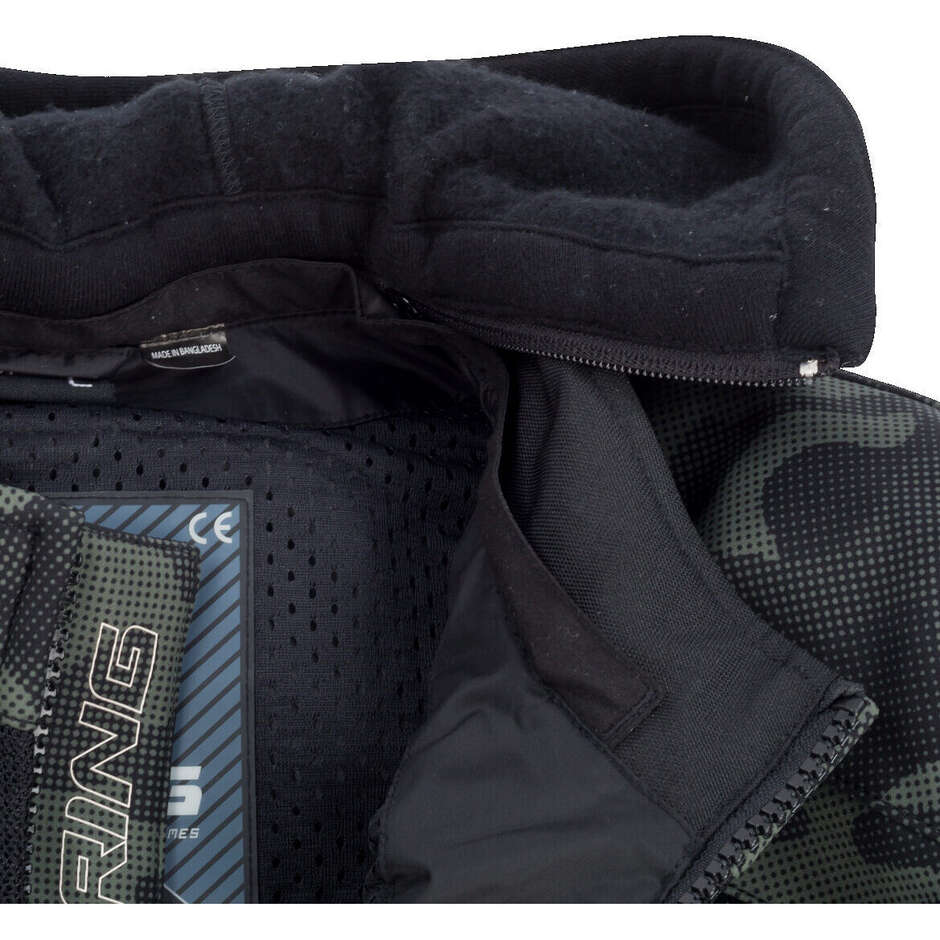 Bering ZENITH Motorradjacke Schwarz Camo