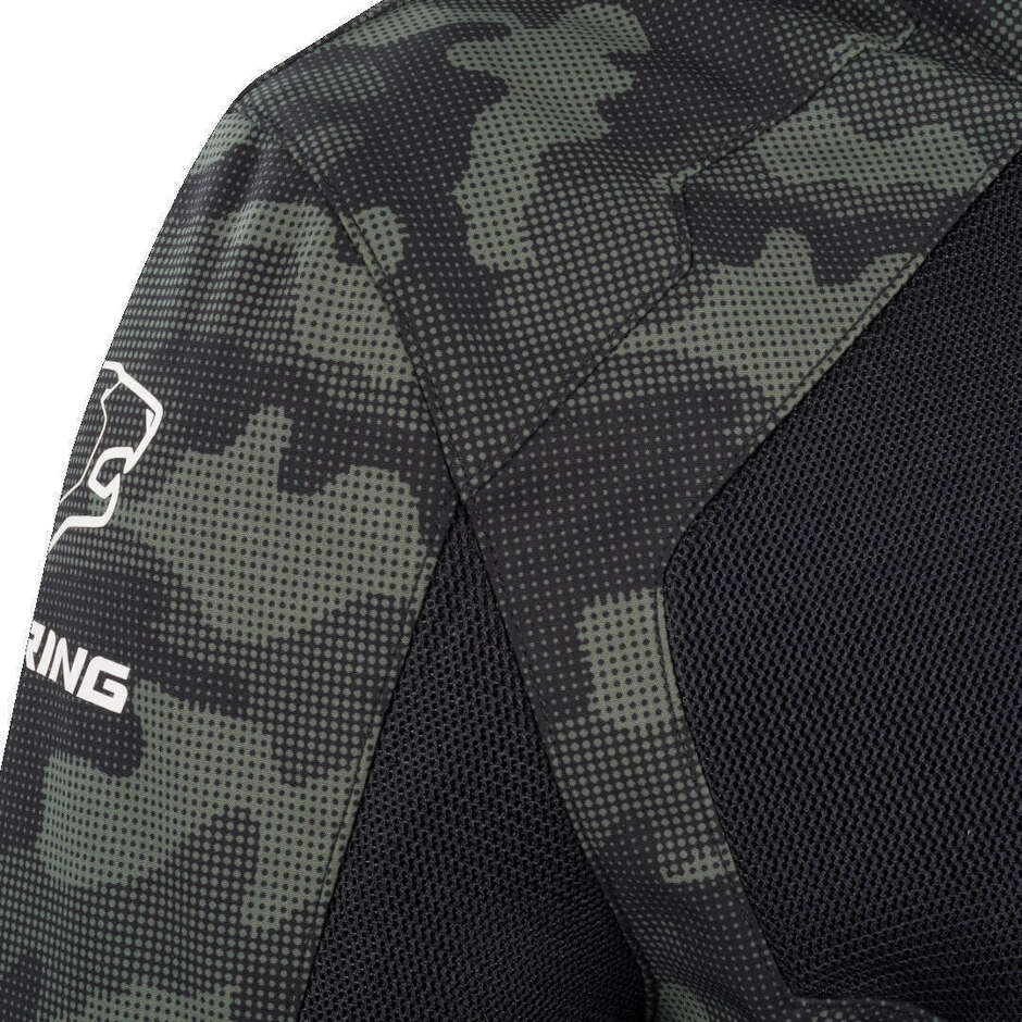 Bering ZENITH Motorradjacke Schwarz Camo