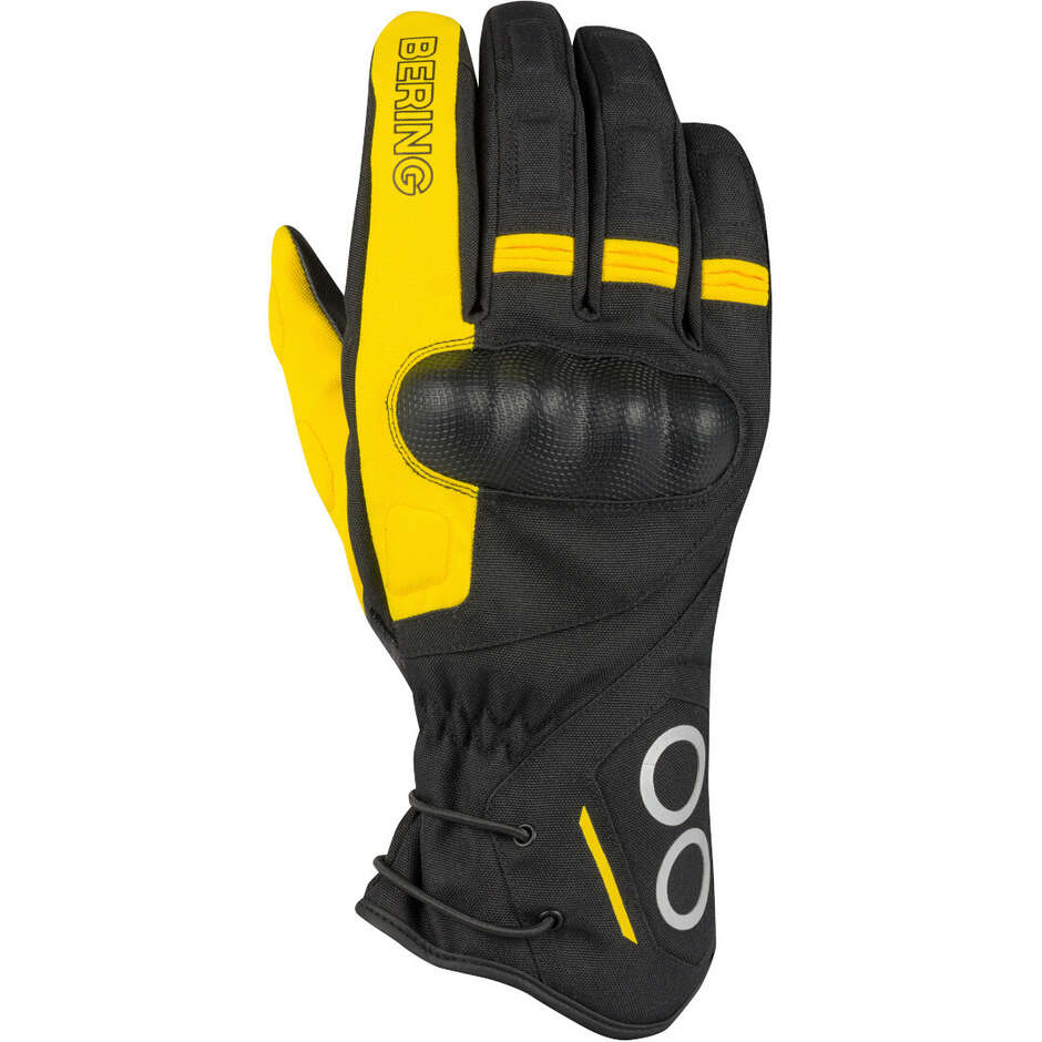 Bering ZEPHYR Motorradhandschuhe Schwarz Grau Gelb