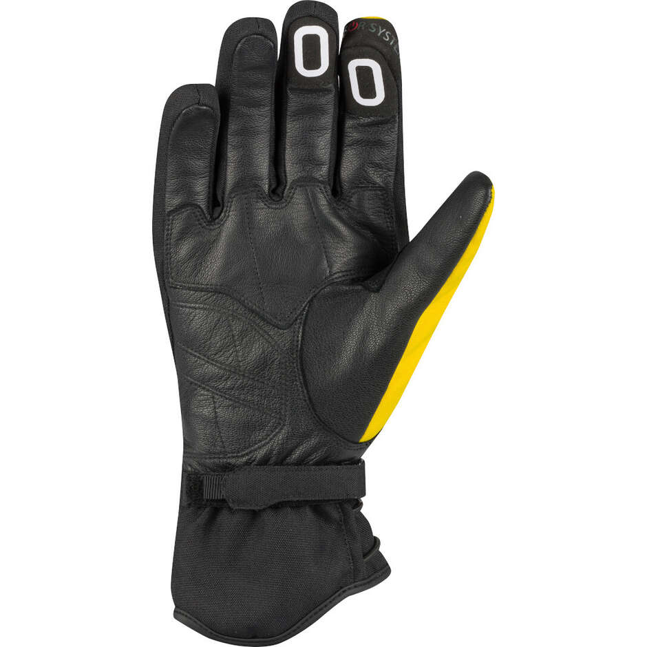 Bering ZEPHYR Motorradhandschuhe Schwarz Grau Gelb