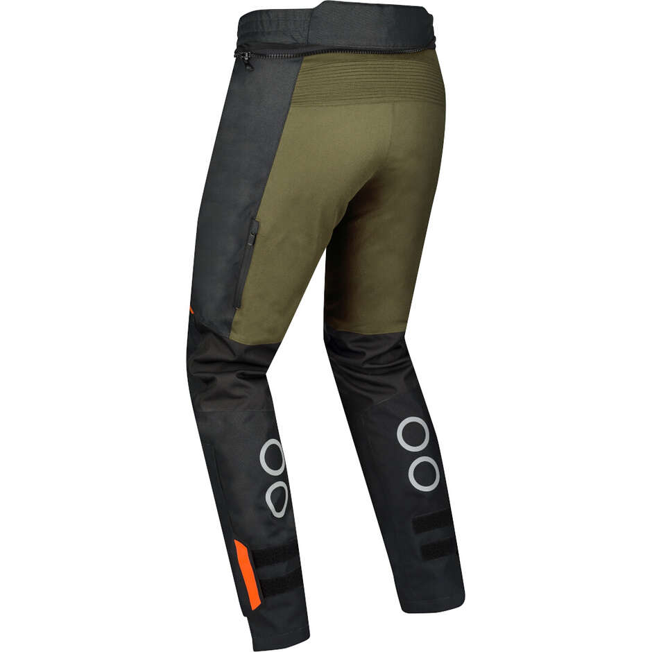 Bering ZEPHYR Motorradhose Schwarz Khaki Orange