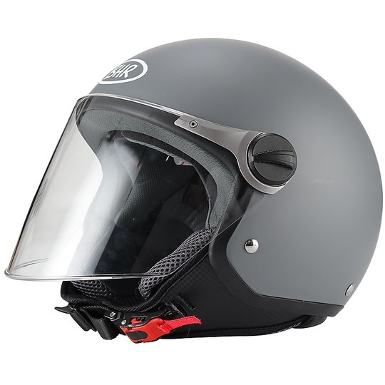 BHR 710 Moto Jet Helm mit Matt Grino Long Visor