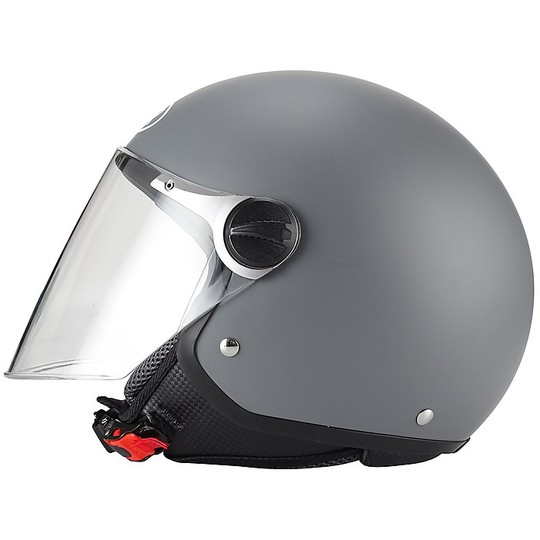 BHR 710 Moto Jet Helm mit Matt Grino Long Visor