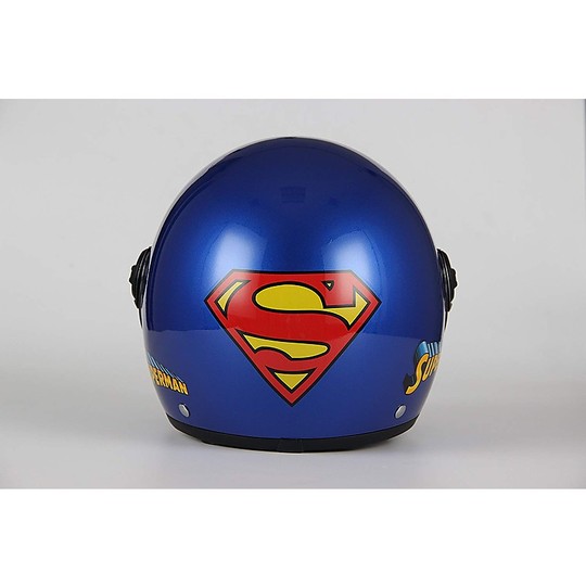 BHR 713 Warner Bros Superman Kinder Jet Helm