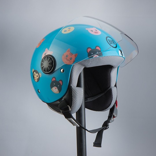 BHR 806 Kid Animals Kid's Jet Helmet