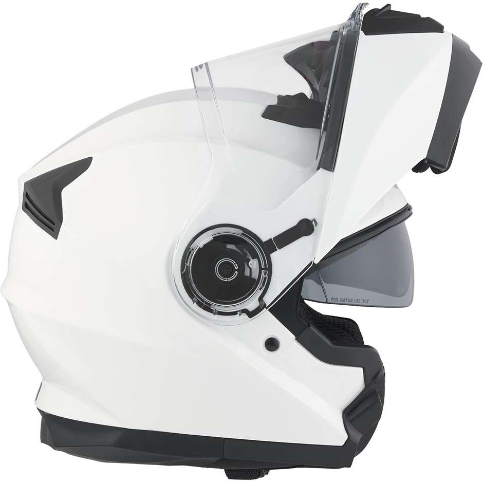 BHR 836 Flip Up White Modular Motorcycle Helmet