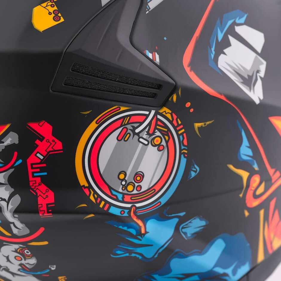 BHR 836 Flip Up ZOMBIE Modularer Motorradhelm Schwarz
