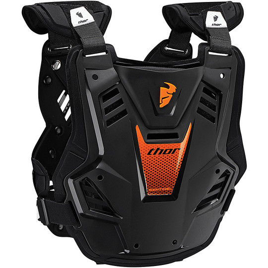 Bib Moto Cross Enduro GP Thor Sentinel Protector Black Orange Fluo