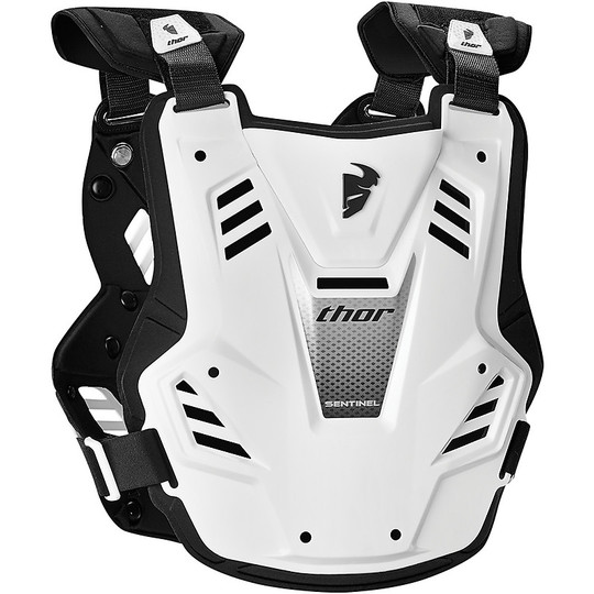 Bib Moto Cross Enduro GP Thor Sentinel-Schutz Schwarz Weiß