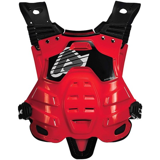 Bib Motocross Enduro acerbis Profile chest protector Red