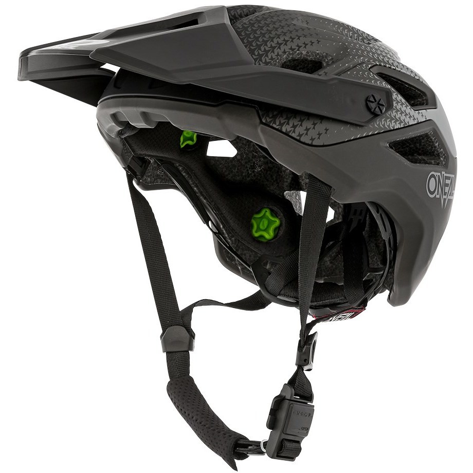 Bike Helmet Oneal Mtb eBike Pike Solid IPX V.22 Stars Black gray