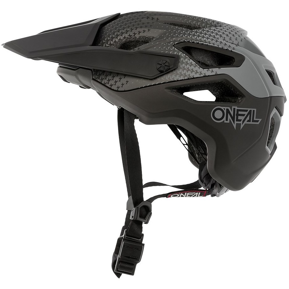 Bike Helmet Oneal Mtb eBike Pike Solid IPX V.22 Stars Black gray