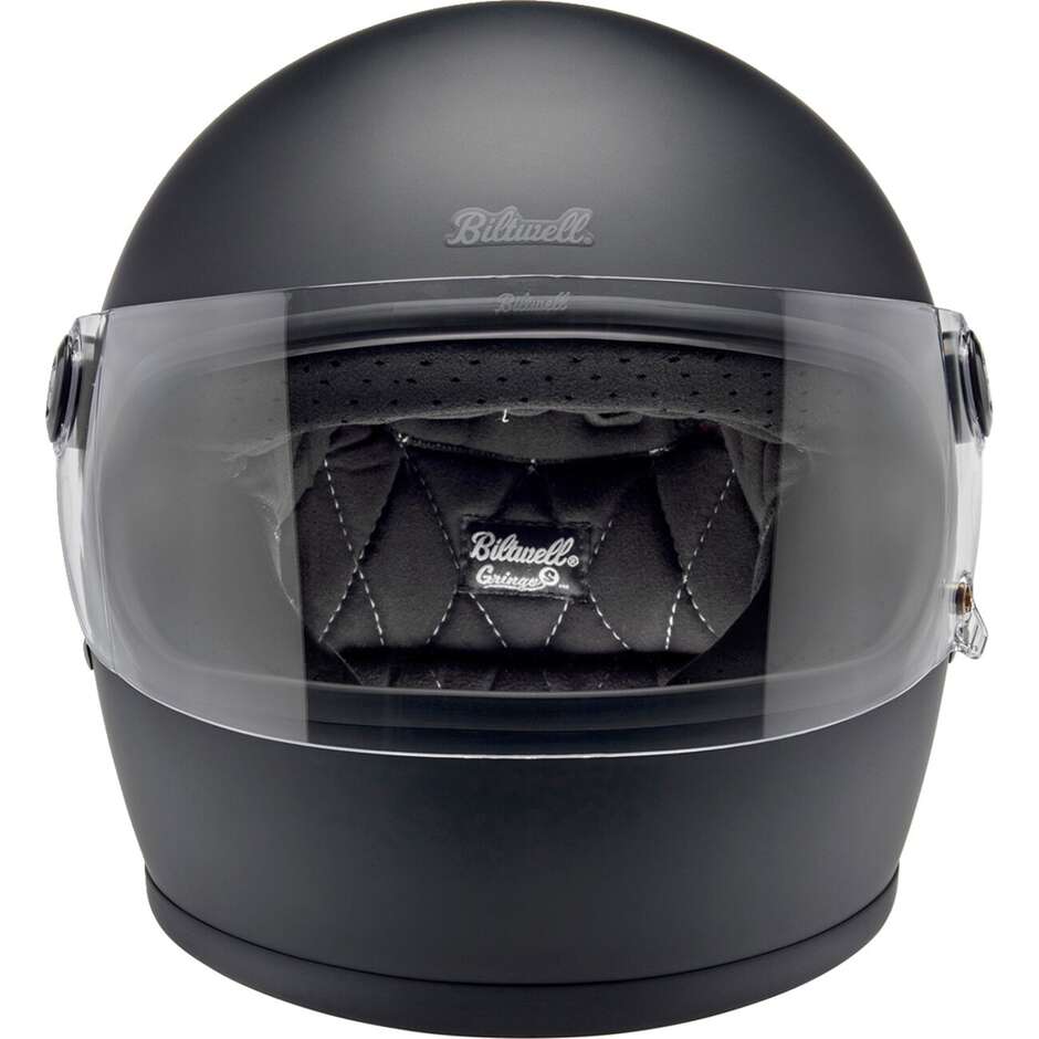 Biltwell Gringo S Full Face Motorcycle Helmet Matt Black