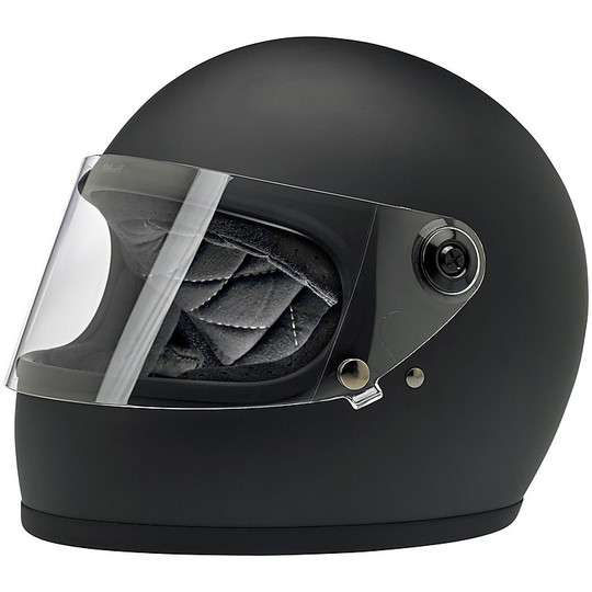 Biltwell Integral Motorcycle Helmet Model Gringo S With Matte Black Visor
