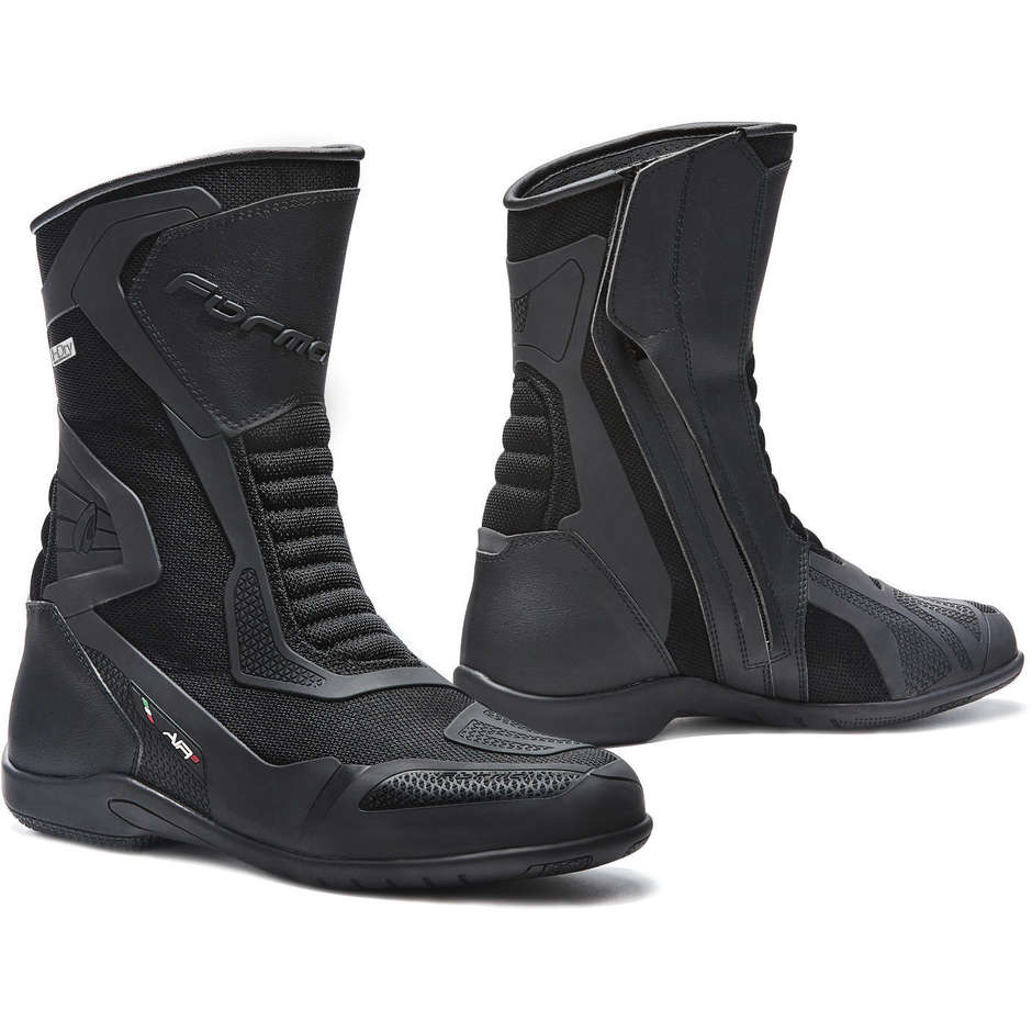 Black Air HDRY Touring Motorcycle Boots Forma