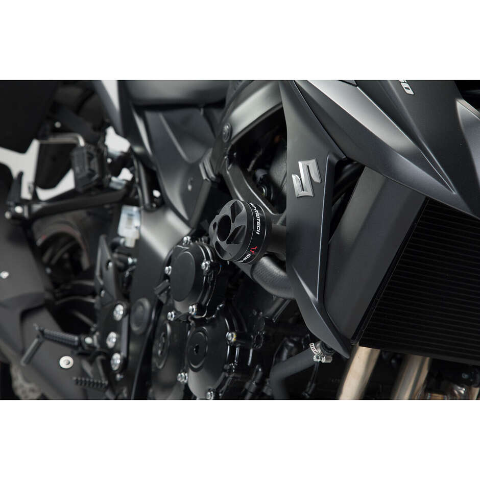 Black Frame Slider Kit STP.06.627.10001/B For Yamaha MT-03 (16-)/Suzuki GSX-S750 (17-)
