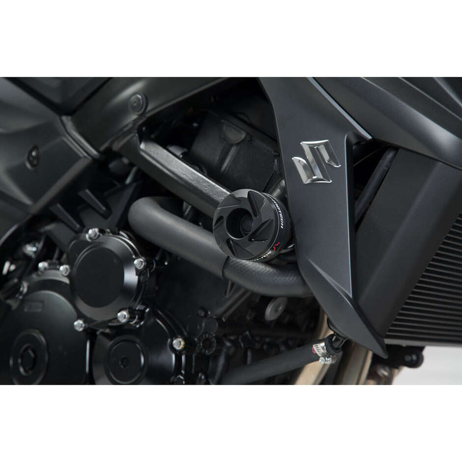 Black Frame Slider Kit STP.06.627.10001/B For Yamaha MT-03 (16-)/Suzuki GSX-S750 (17-)