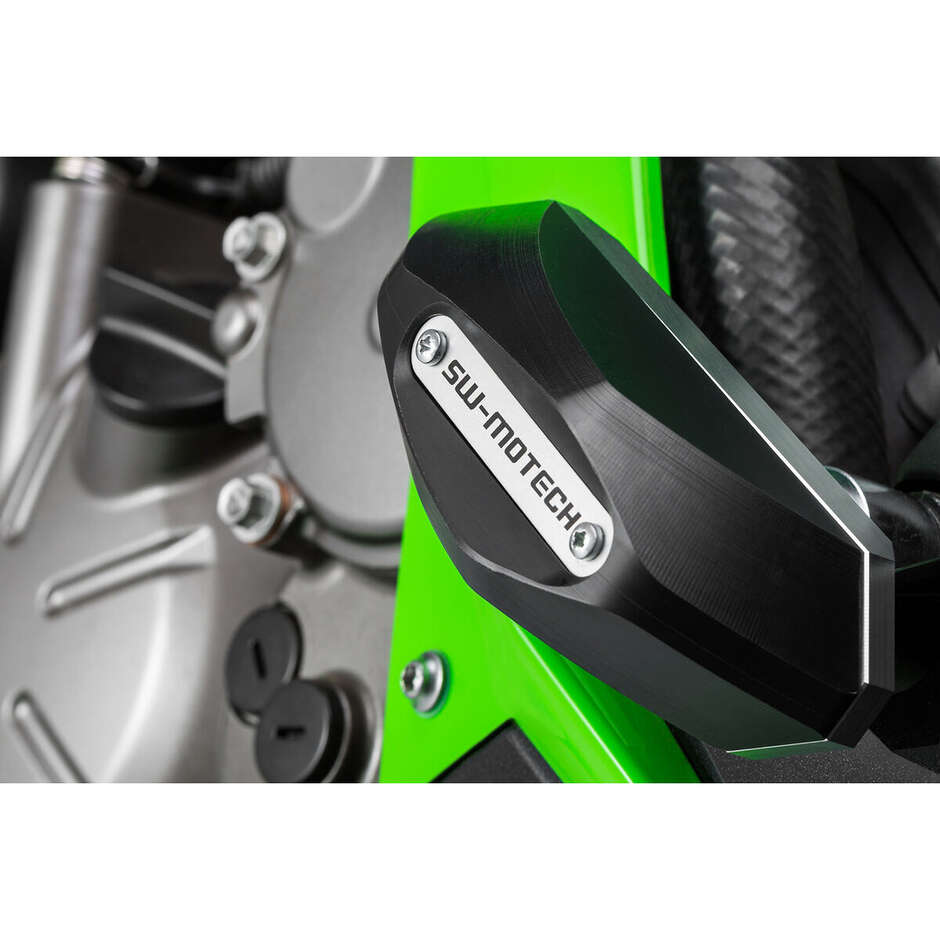 Black Frame Slider Kit STP.08.590.11100/B For Kawasaki Ninja ZX-6R 636 (13-)