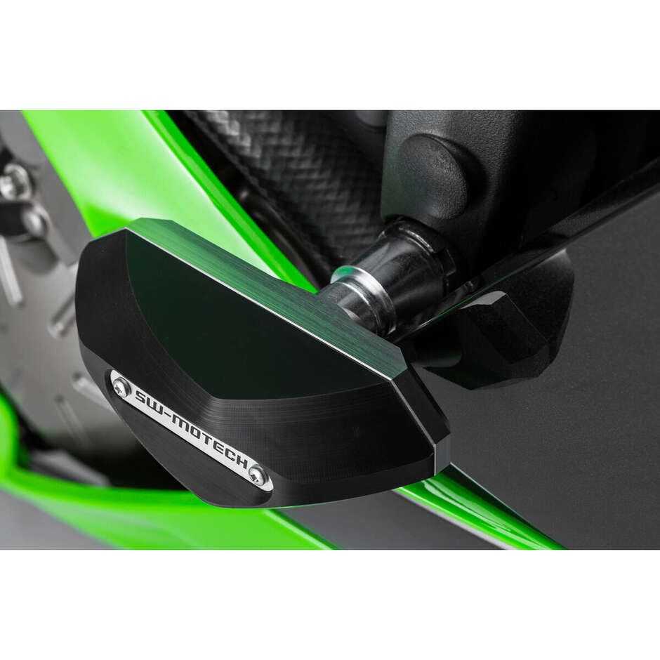 Black Frame Slider Kit STP.08.590.11100/B For Kawasaki Ninja ZX-6R 636 (13-)
