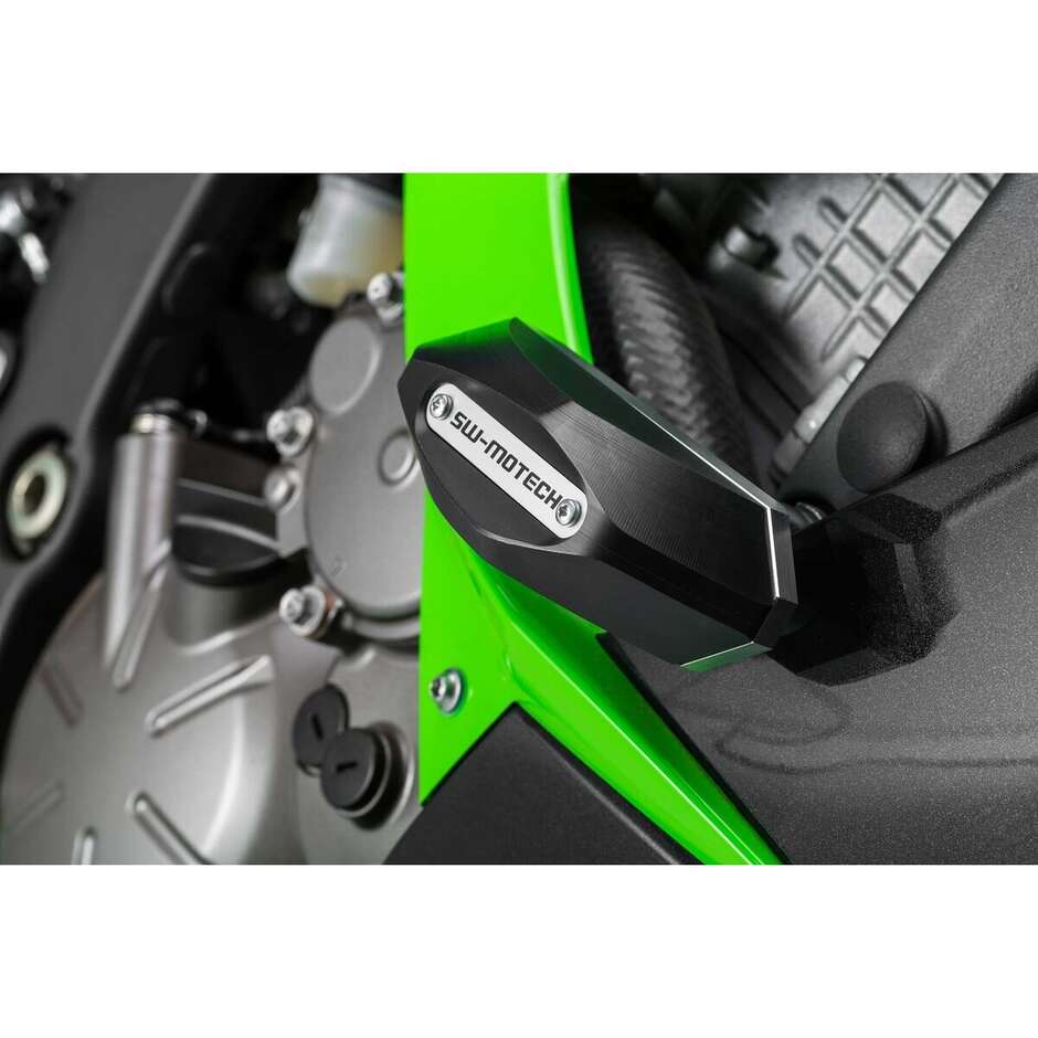 Black Frame Slider Kit STP.08.590.11100/B For Kawasaki Ninja ZX-6R 636 (13-)