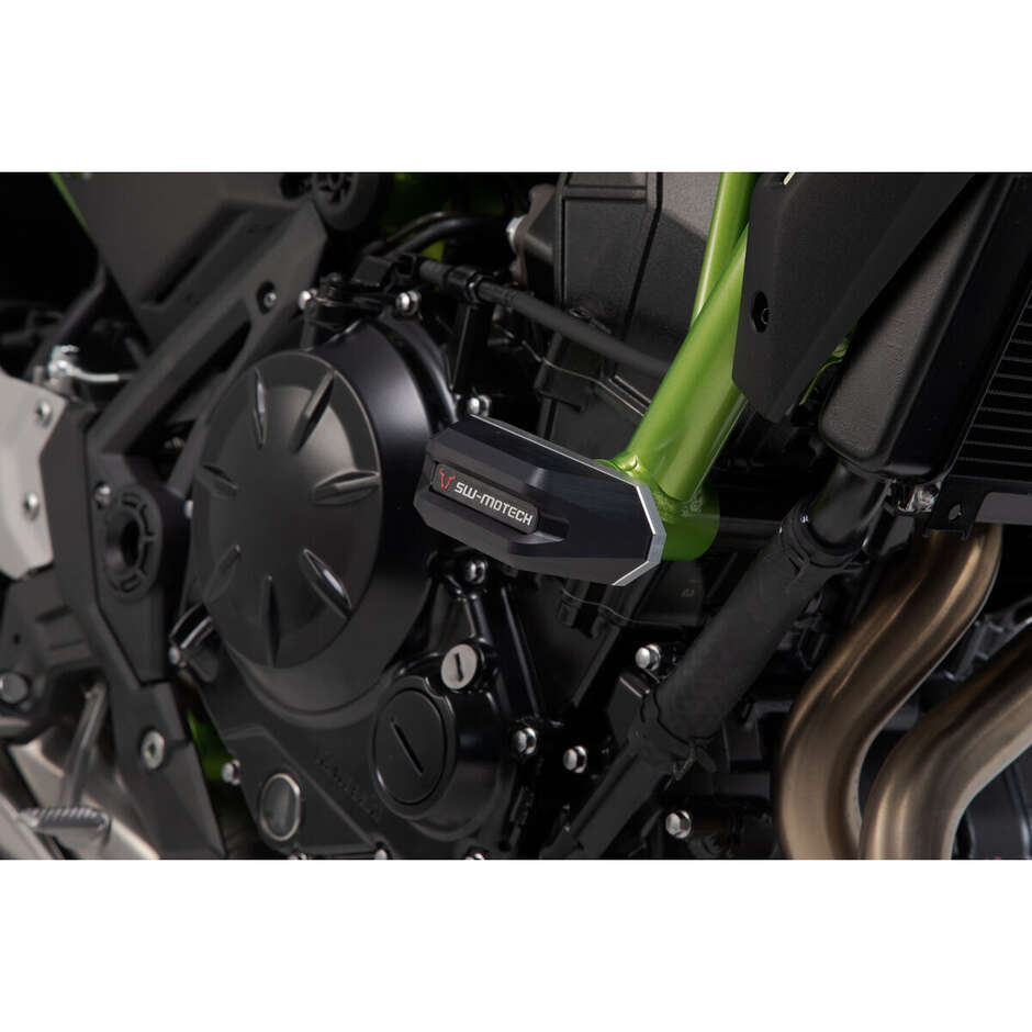 Black Frame Slider Kit STP.08.590.11300/B For Kawasaki Z650 (16-) / Z650RS (21-)