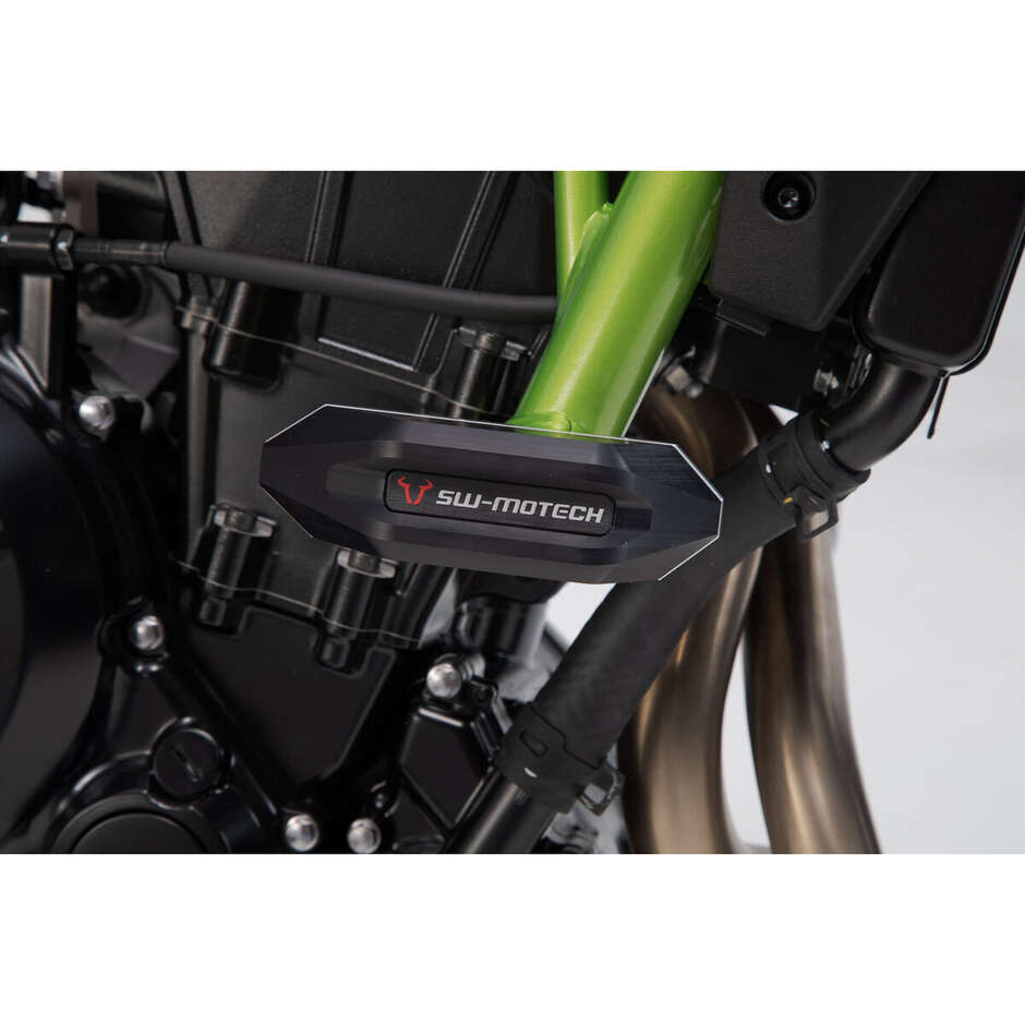 Black Frame Slider Kit STP.08.590.11300/B For Kawasaki Z650 (16-) / Z650RS (21-)