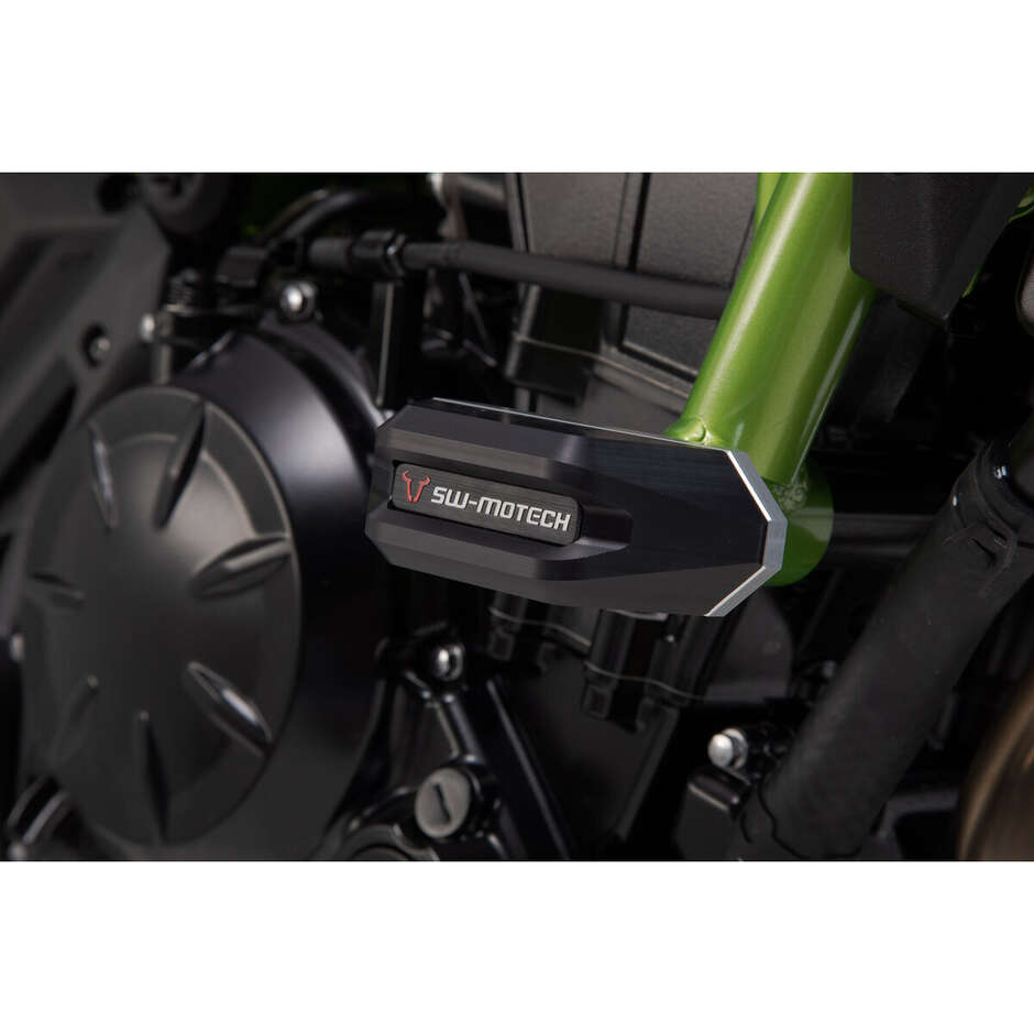 Black Frame Slider Kit STP.08.590.11300/B For Kawasaki Z650 (16-) / Z650RS (21-)
