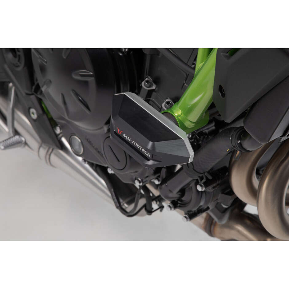 Black Frame Slider Kit STP.08.590.11300/B For Kawasaki Z650 (16-) / Z650RS (21-)