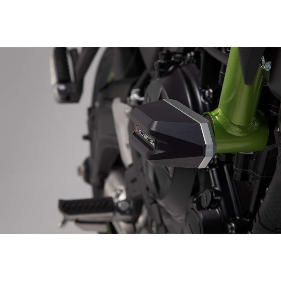 Black Frame Slider Kit STP.08.590.11300/B For Kawasaki Z650 (16-) / Z650RS (21-)