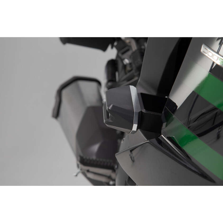 Black Frame Slider Kit STP.08.590.11601/B For Kawasaki Ninja 1000SX (19-)