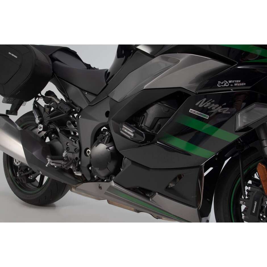 Black Frame Slider Kit STP.08.590.11601/B For Kawasaki Ninja 1000SX (19-)