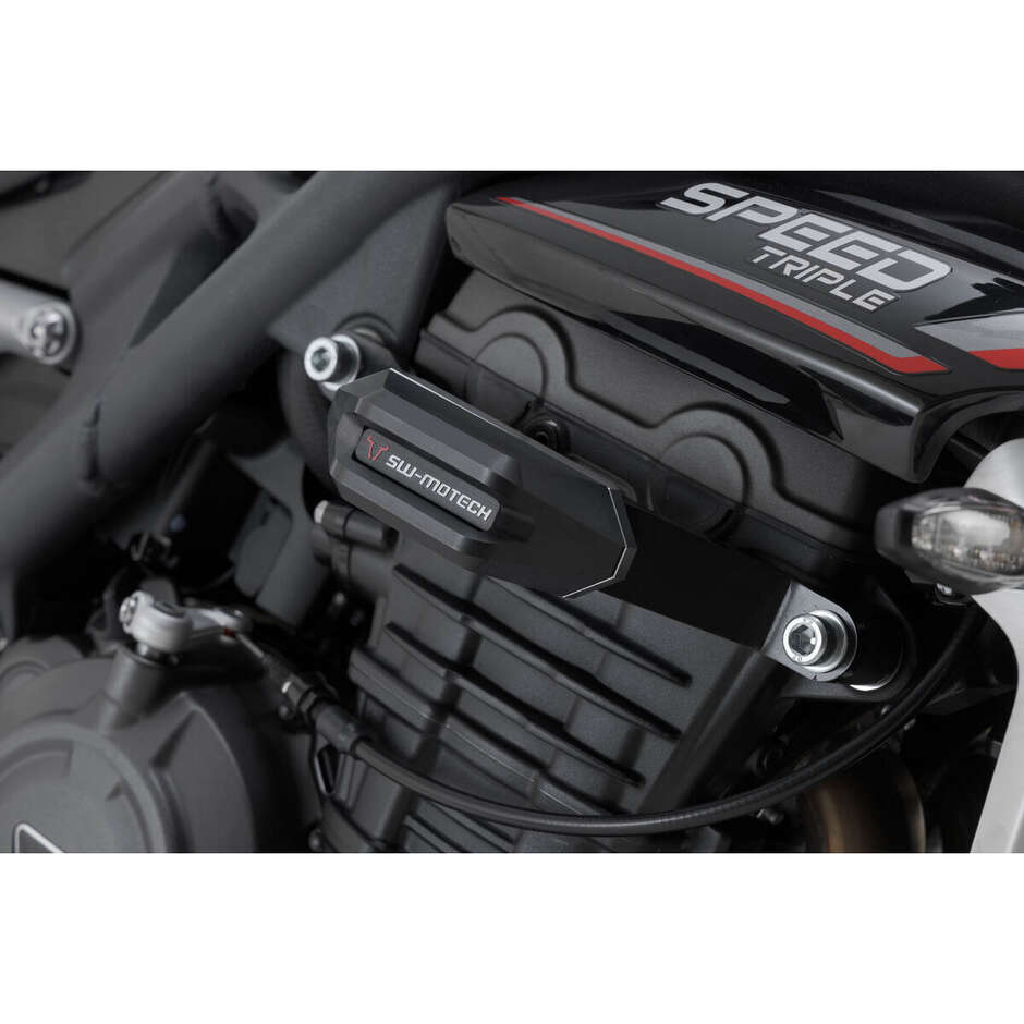 Black Frame Slider Kit STP.11.590.10600/B For Triumph Speed Triple 1200 RS (21-)