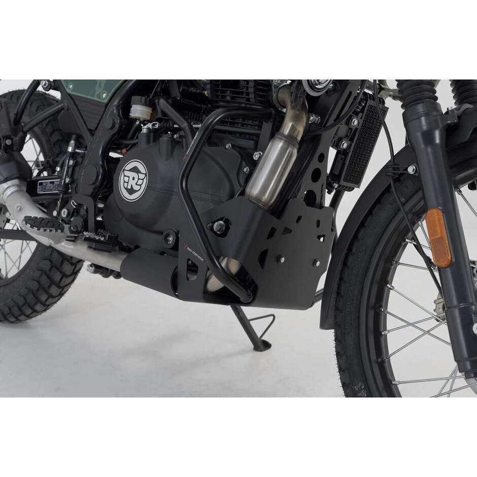 Black Motorcycle Sump Guard Sw-Motech MSS.41.789.10001/B For Royal Enfield Himalayan (17-)