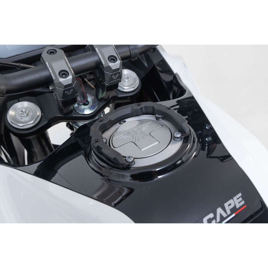 Black Motorcycle Tank Ring Sw-Motech TRT.00.787.31802/B For Yamaha / Moto Morini Models