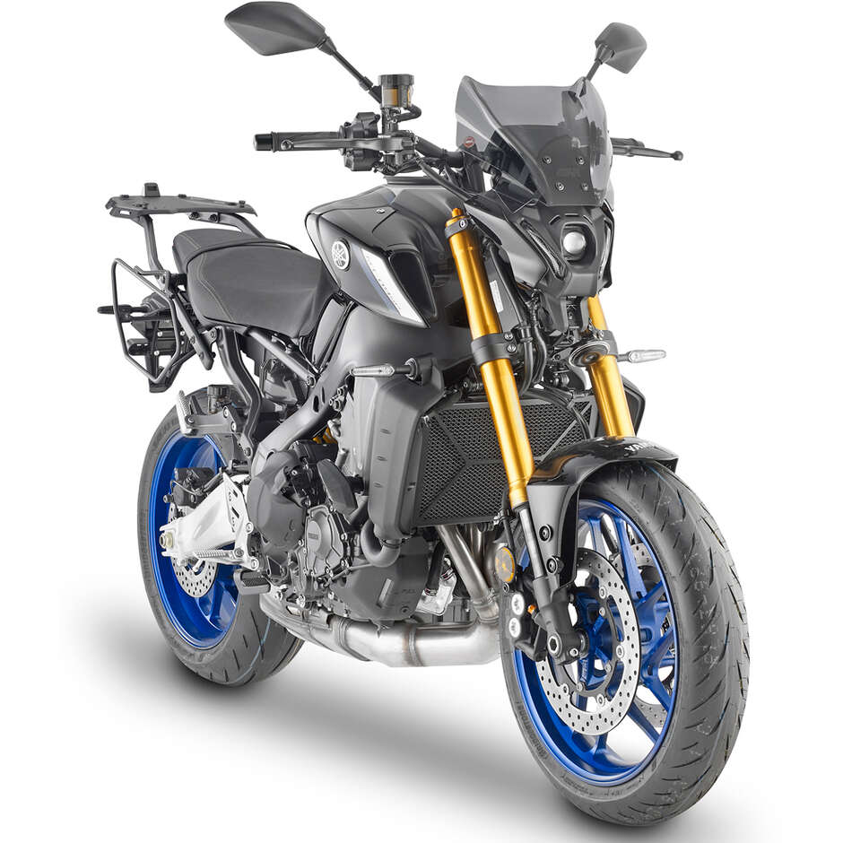 Black radiator guard Givi PR2156 For YAMAHA MT-09 / MT-09 SP (21 > 23); Tracer 9 / Tracer 9 GT / Tracer 9 GT+ (21 > 24)