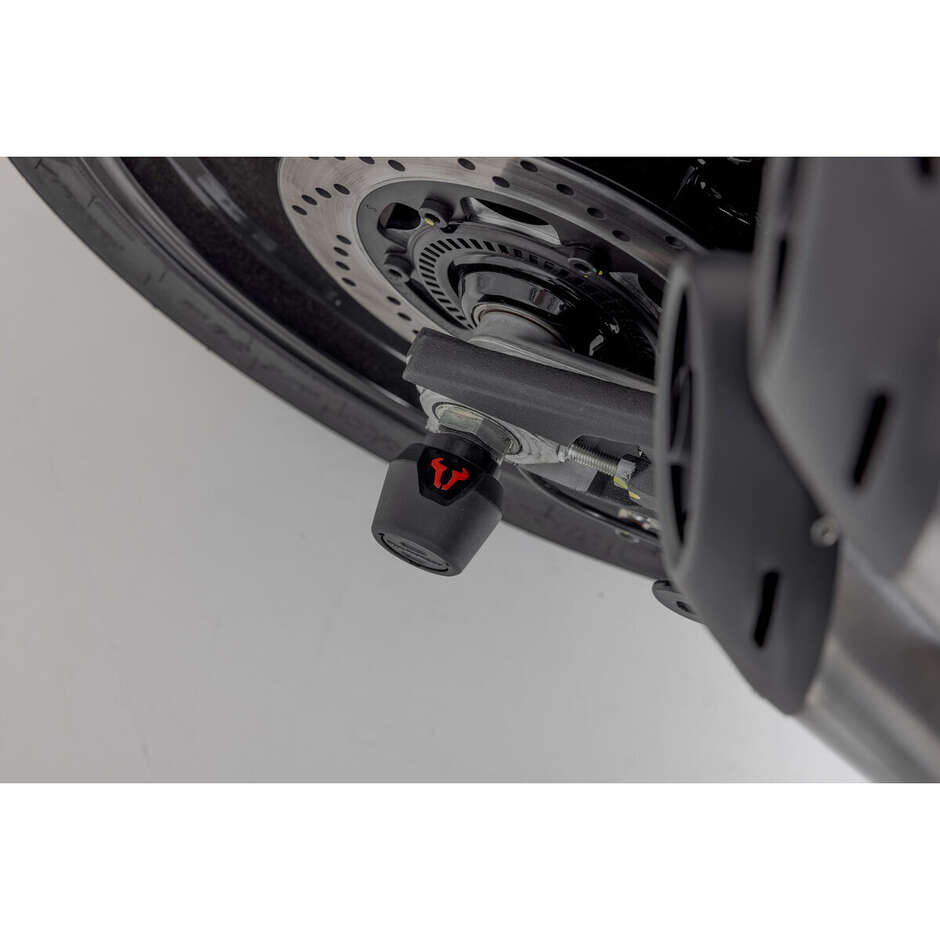 Black Rear Axle Protection Kit STP.04.176.10801/B For Ducati/KTM/Husqvarna, CFMoto 800MT Models