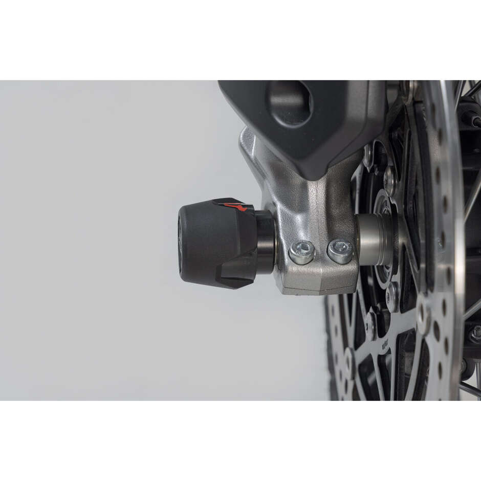 Black Rear Axle Protection Kit STP.05.176.10301/B For Suzuki, Honda, Triumph Models