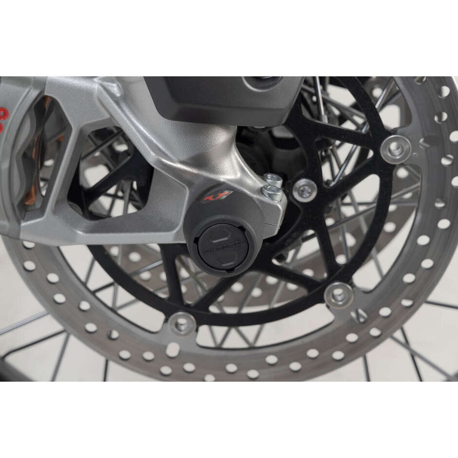 Black Rear Axle Protection Kit STP.05.176.10301/B For Suzuki, Honda, Triumph Models