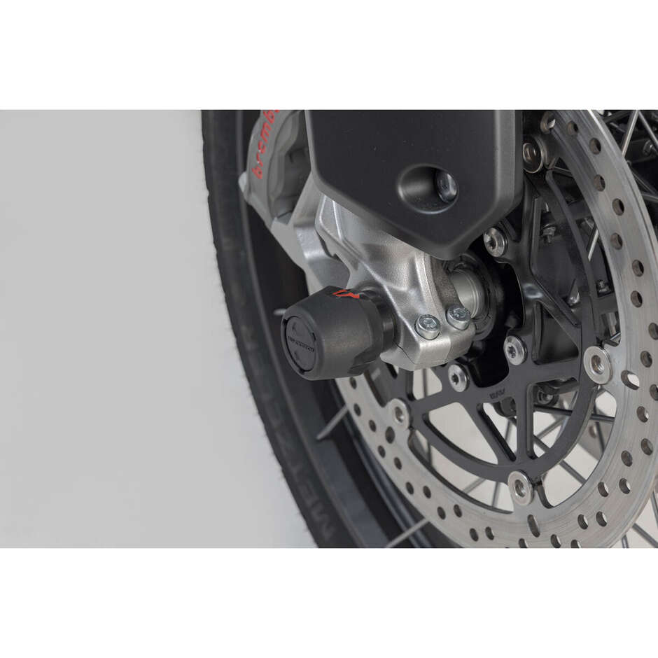 Black Rear Axle Protection Kit STP.05.176.10301/B For Suzuki, Honda, Triumph Models