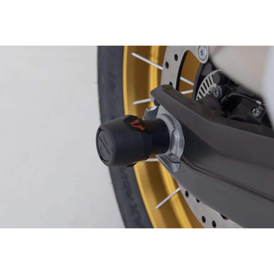 Black Rear Axle Protection Kit STP.07.176.10901/B For BMW, Honda CBR1000RR-R Models