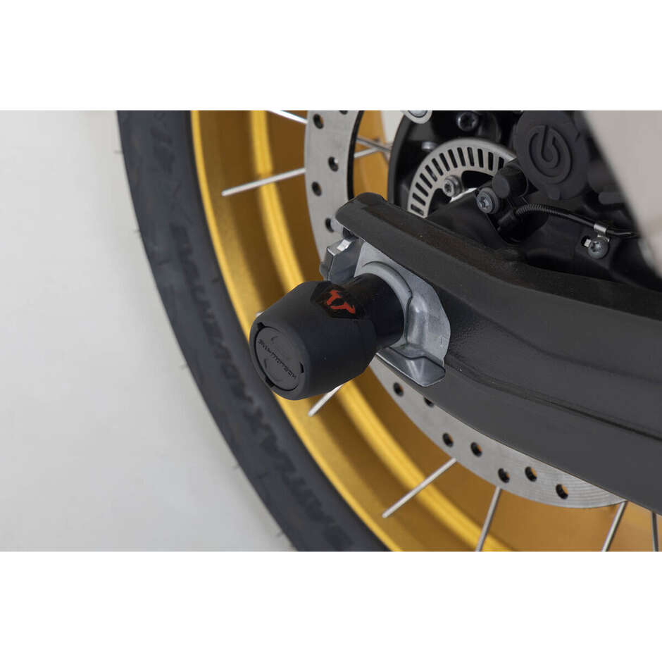 Black Rear Axle Protection Kit STP.07.176.10901/B For BMW, Honda CBR1000RR-R Models