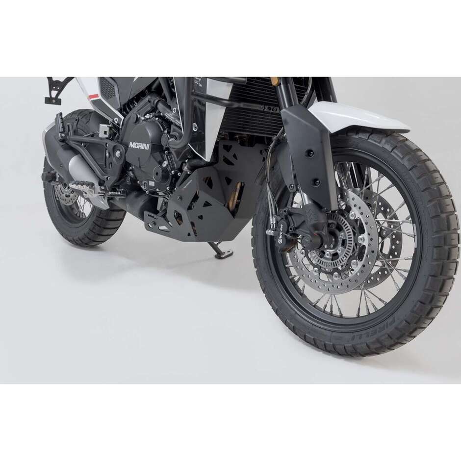 Black Sw-Motech MSS.23.017.10001/B Motorcycle Engine Guard for Moto Morini X-Cape 650 (21-)