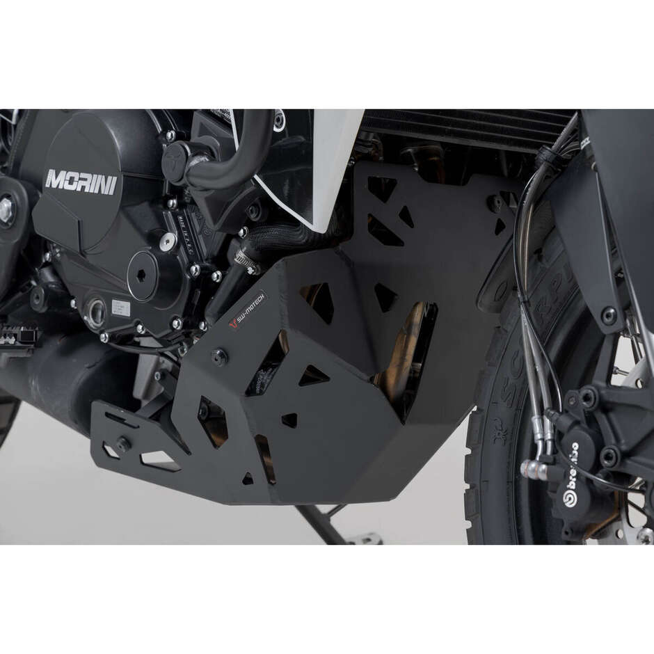 Black Sw-Motech MSS.23.017.10001/B Motorcycle Engine Guard for Moto Morini X-Cape 650 (21-)