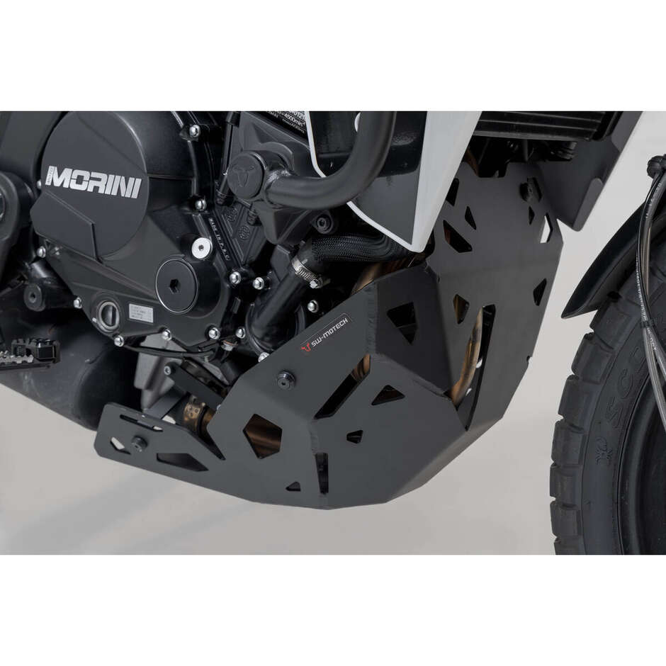 Black Sw-Motech MSS.23.017.10001/B Motorcycle Engine Guard for Moto Morini X-Cape 650 (21-)
